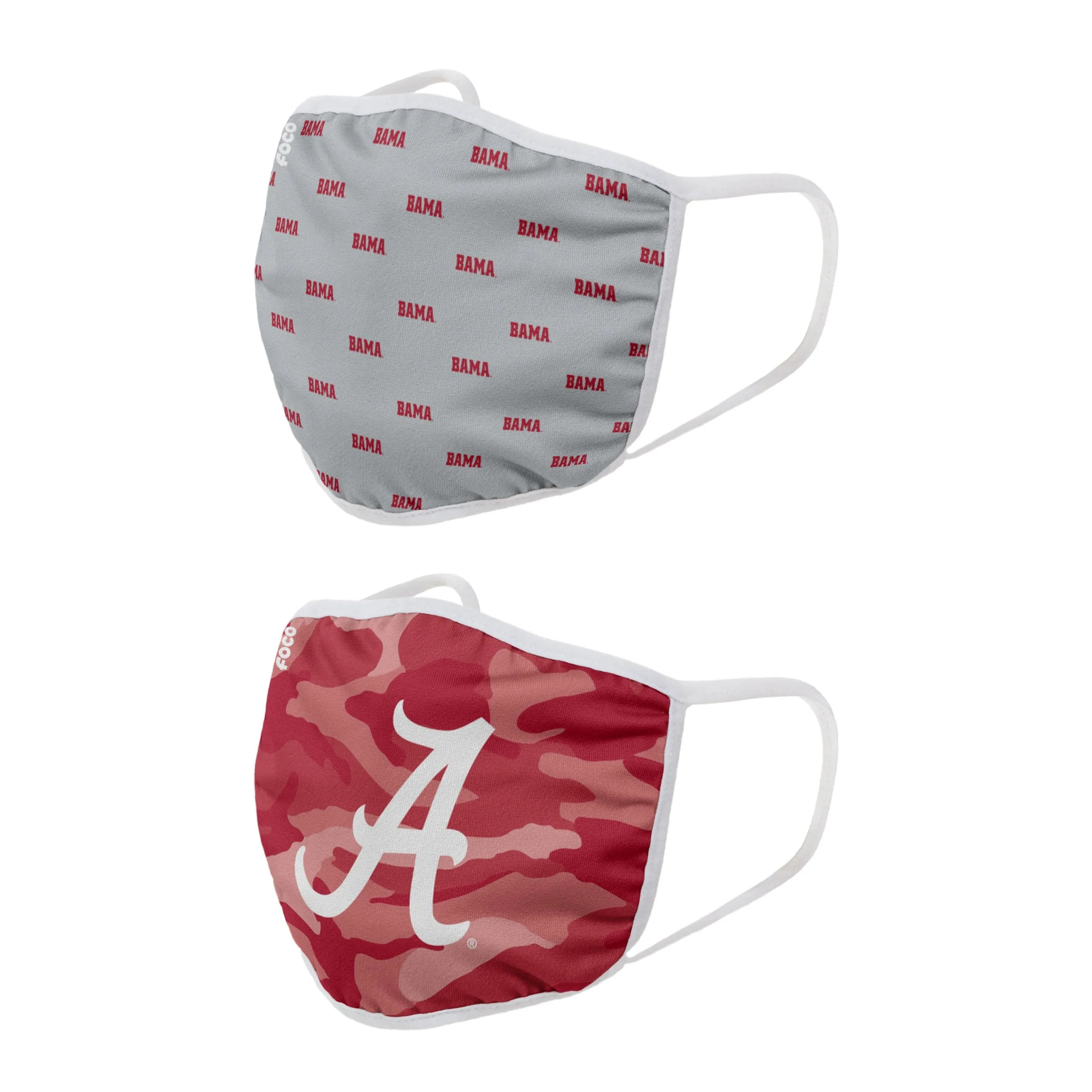 Alabama Crimson Tide NCAA Clutch 2 Pack Face Cover