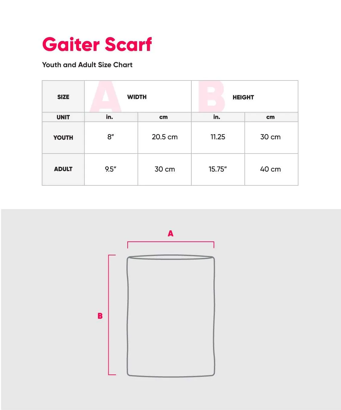 Anchor Gaiter Scarf