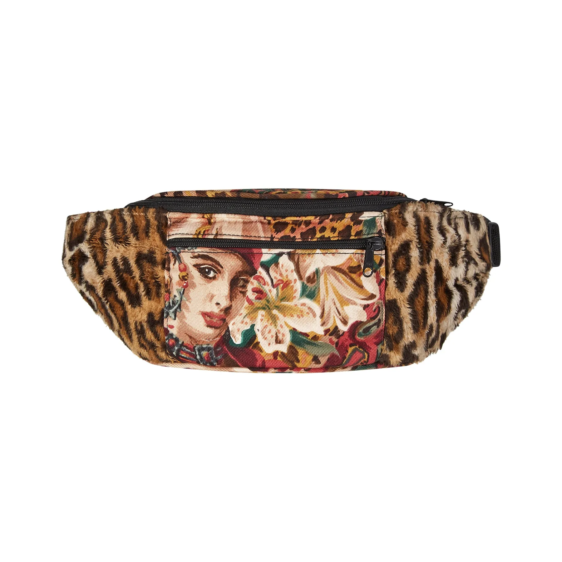 ARCHIVE - 1990s Kenzo Novelty Print Leopard Jacket with Bum Bag