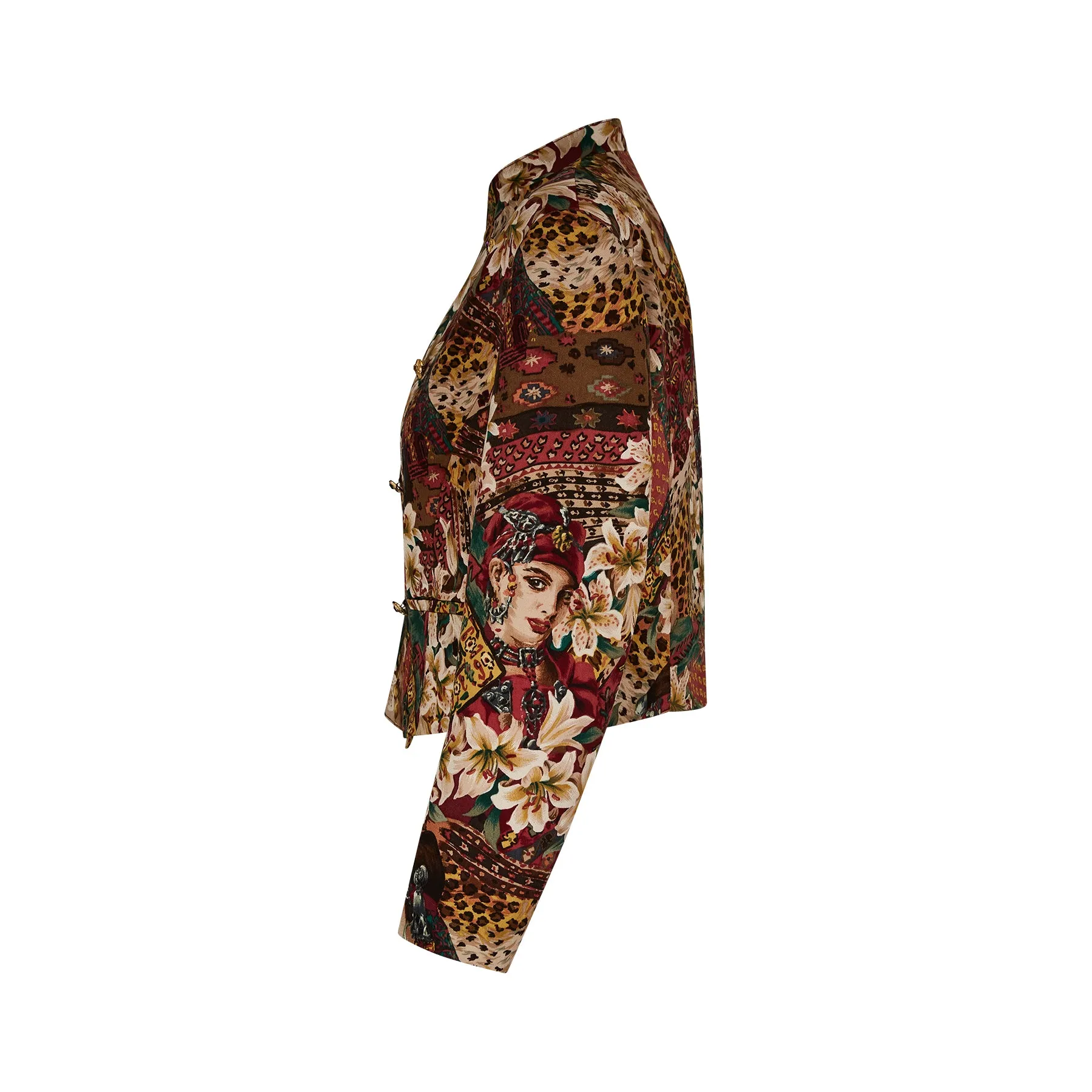 ARCHIVE - 1990s Kenzo Novelty Print Leopard Jacket with Bum Bag