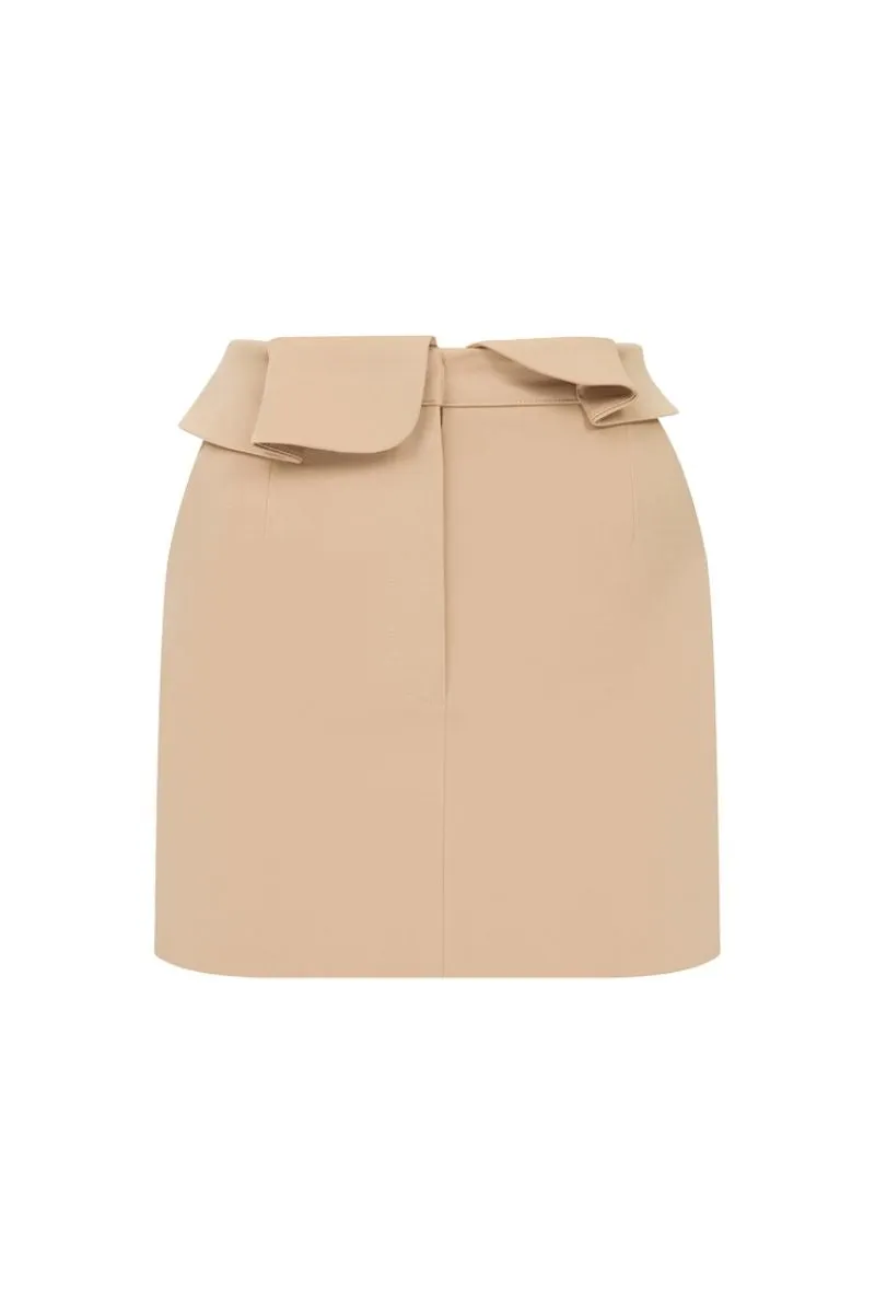 ARIA FLOUNCE WAIST MINI SKIRT