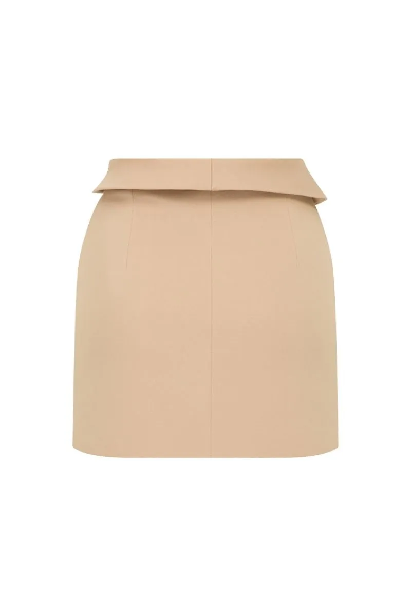ARIA FLOUNCE WAIST MINI SKIRT