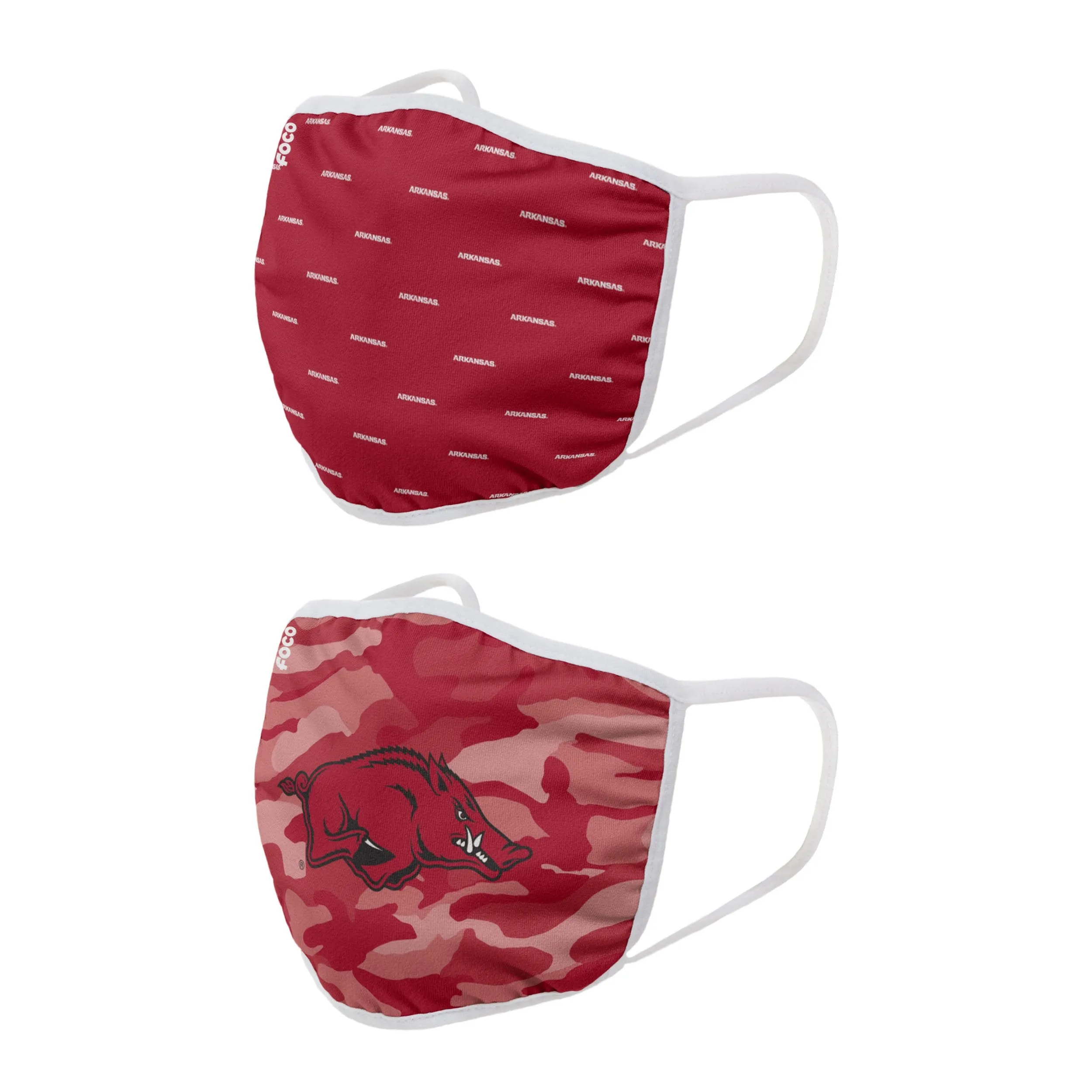 Arkansas Razorbacks NCAA Clutch 2 Pack Face Cover