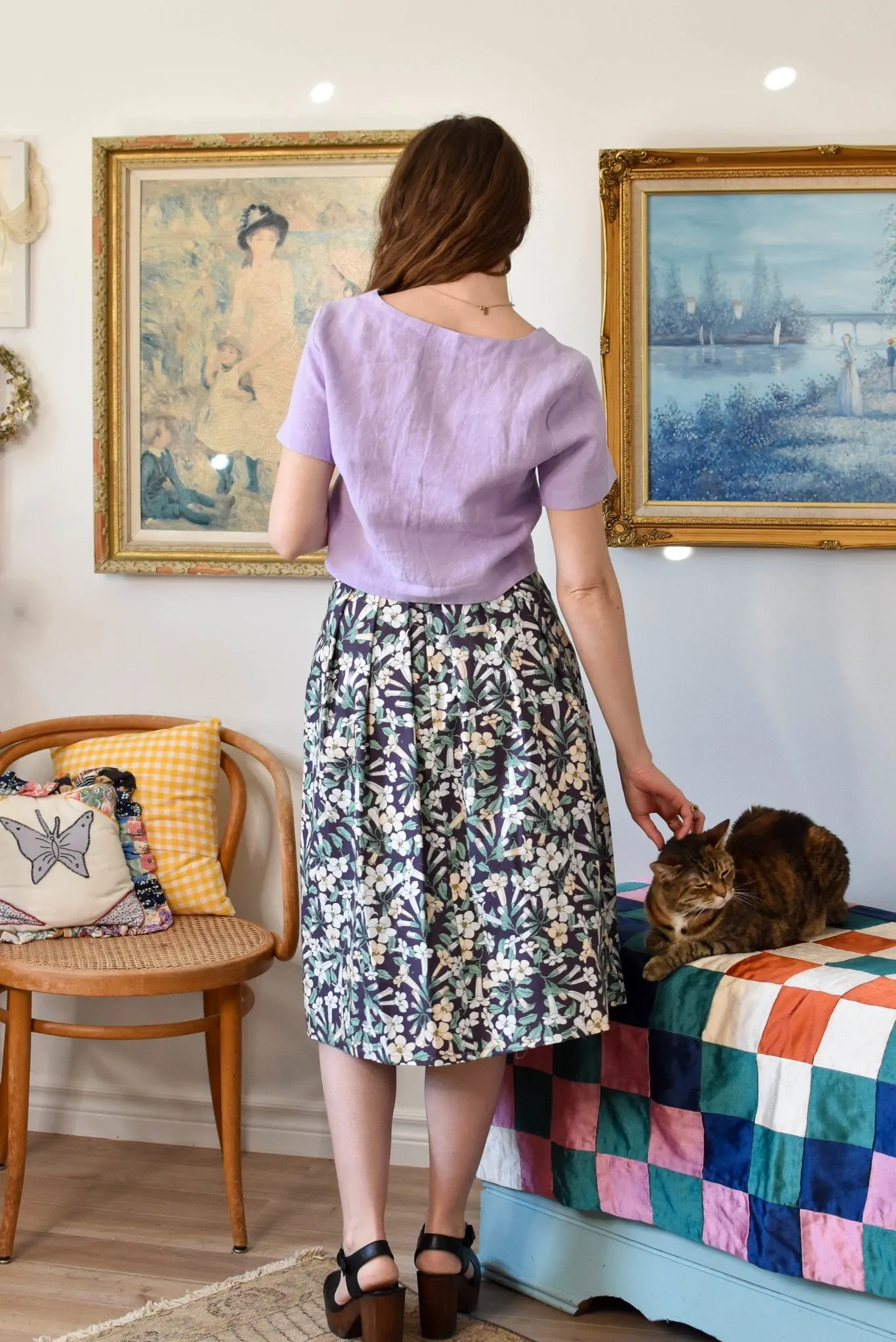 Birds of North America Water Witch Skirt - Honeysuckle (Online Exclusive)