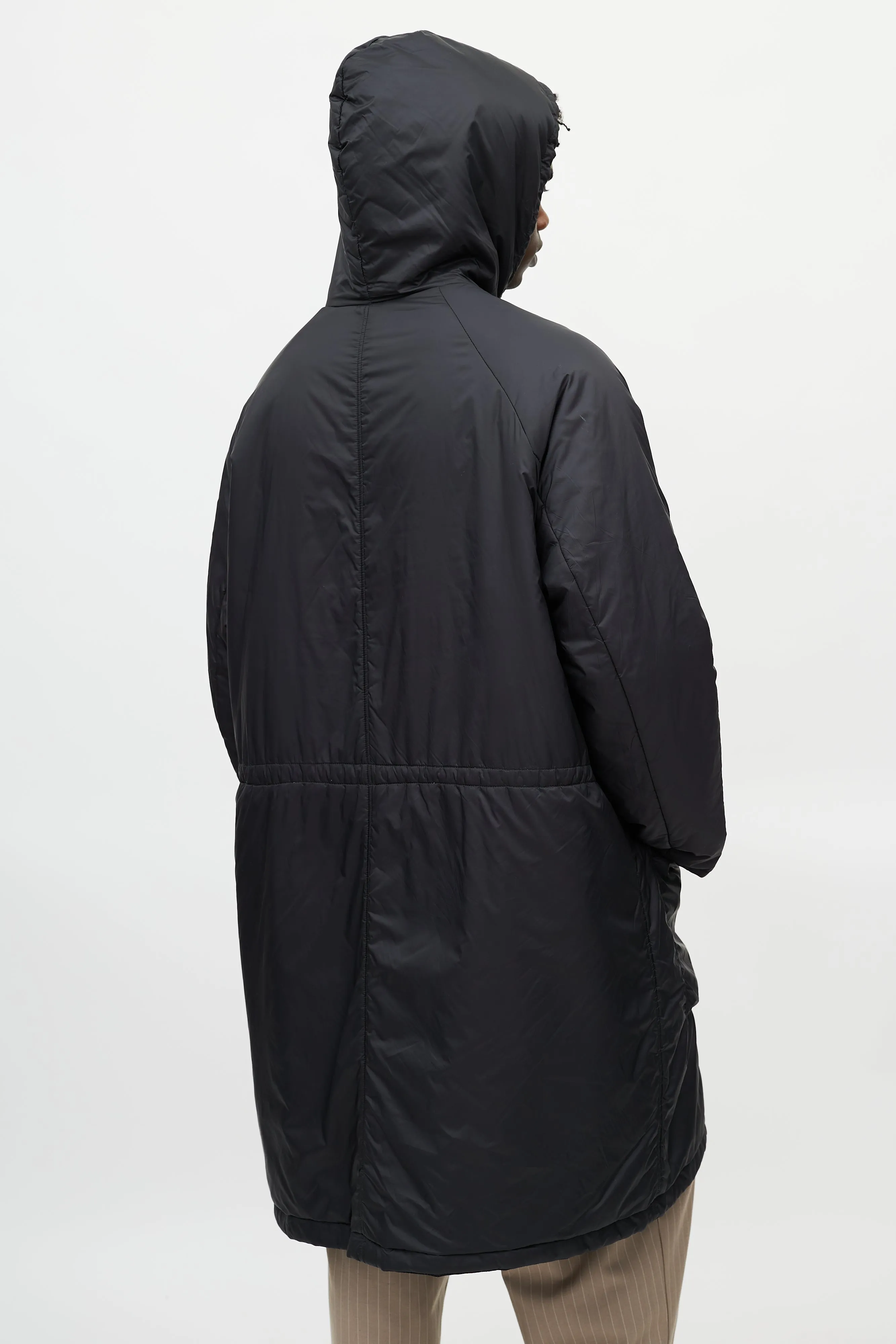 Black Padded Reversible Coat
