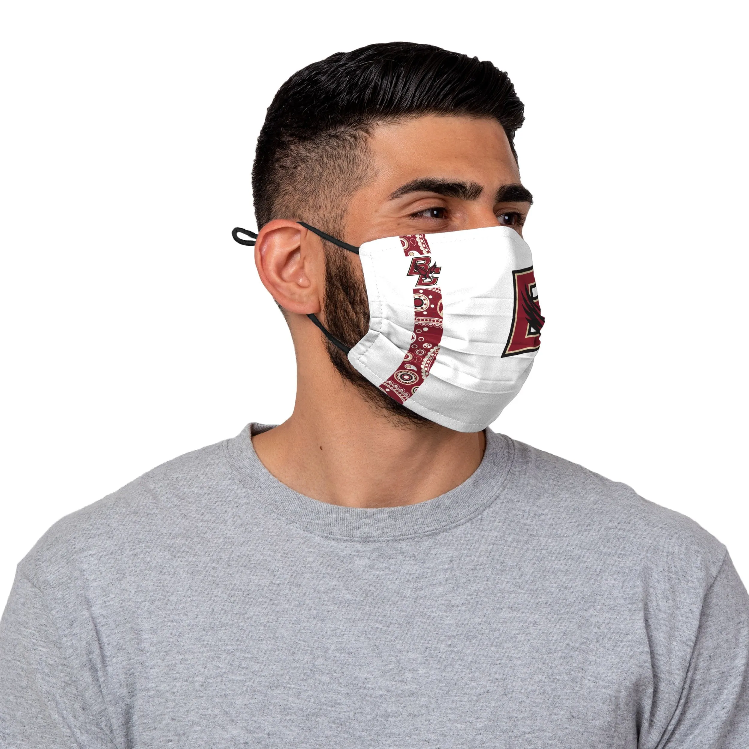 Boston College Eagles NCAA On-Field Sideline Logo Red Bandanna Face Cover