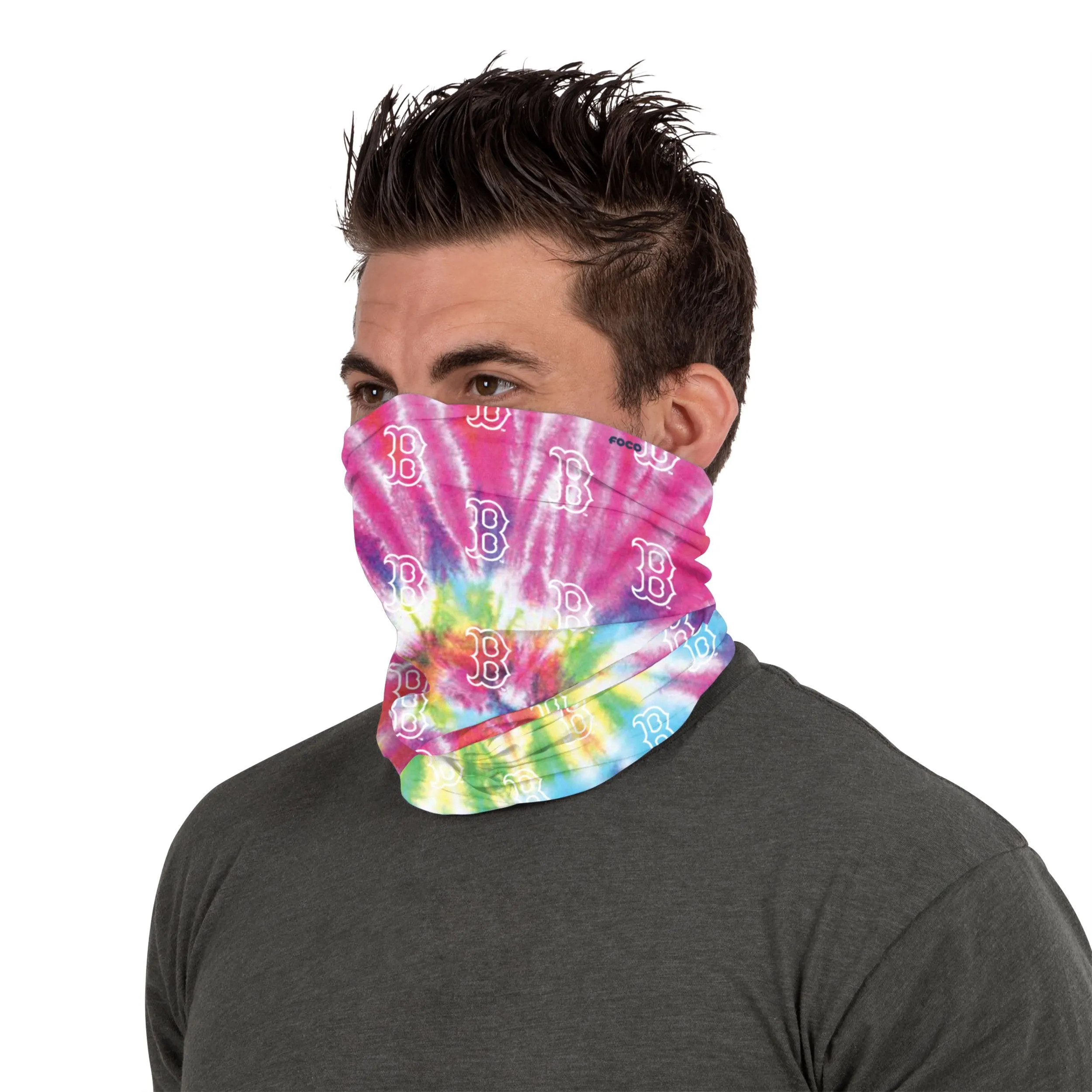 Boston Red Sox MLB Pastel Tie-Dye Gaiter Scarf