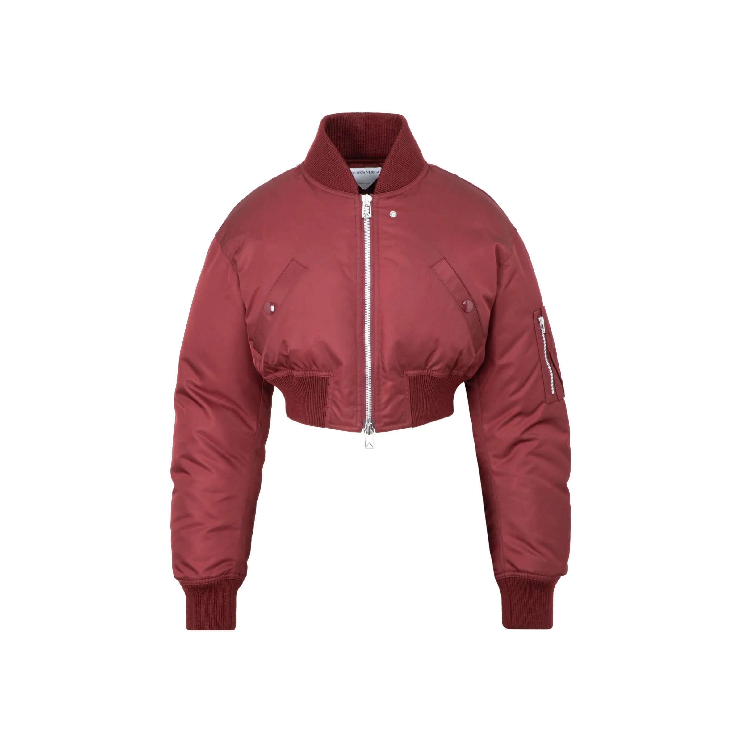 Bottega Veneta Cropped Bomber Jacket