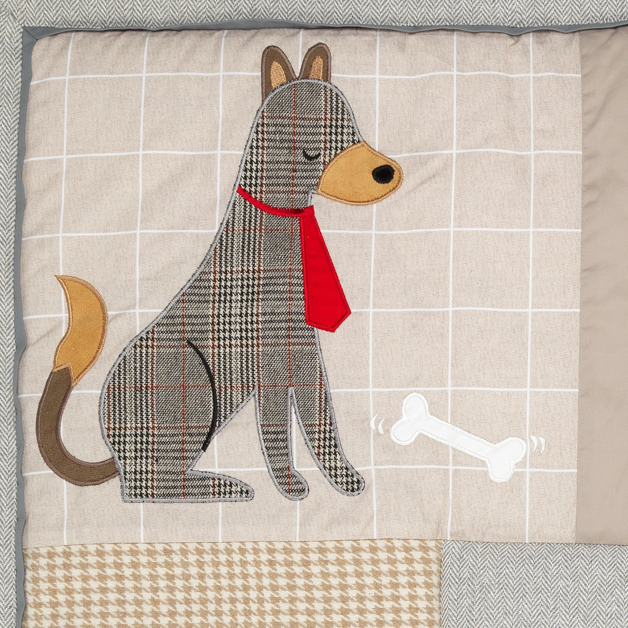 Bow Wow 3-Piece Crib Bedding Set