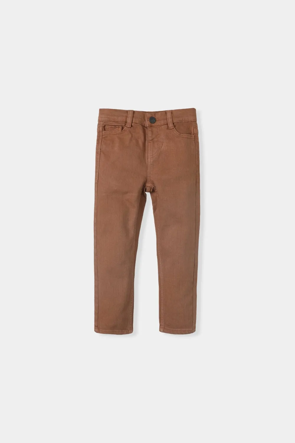 Boys Chino Pants - Brown