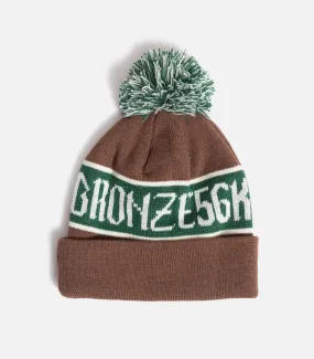 Bronze 56K Poof Ball Beanie