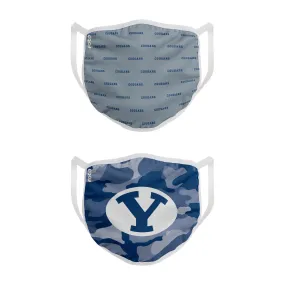 BYU Cougars NCAA Clutch 2 Pack Face Cover