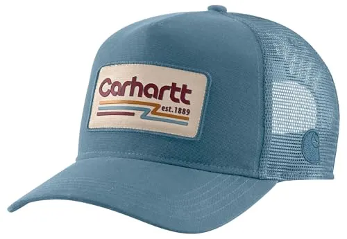 Carhartt 10634 Men's Canvas Mesh-Back 1889 Patch Cap