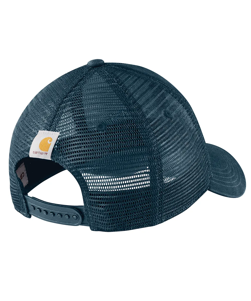 Carhartt Dunmore Mesh Back Logo Graphic Cap - Night Blue