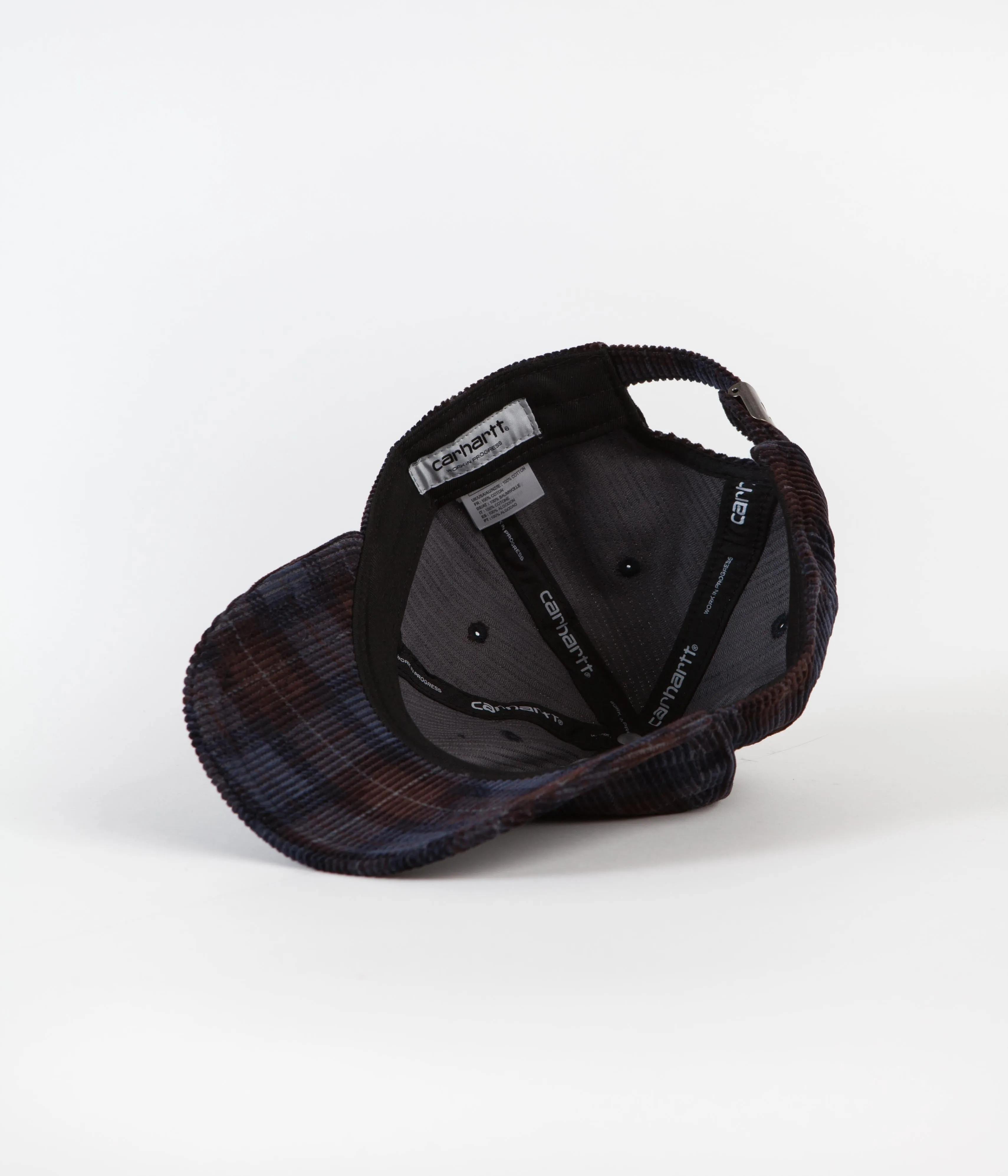 Carhartt Harlem Cap - Breck Check Print / Tobacco / Icesheet