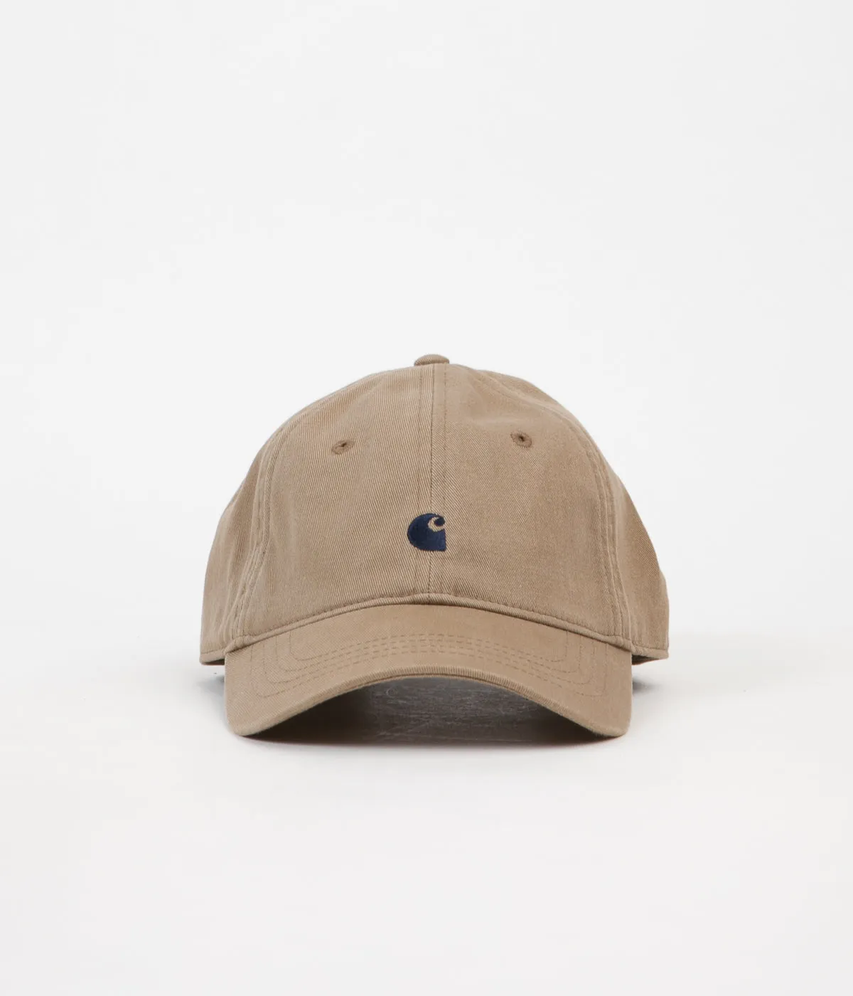 Carhartt Madison Logo Cap - Leather / Navy