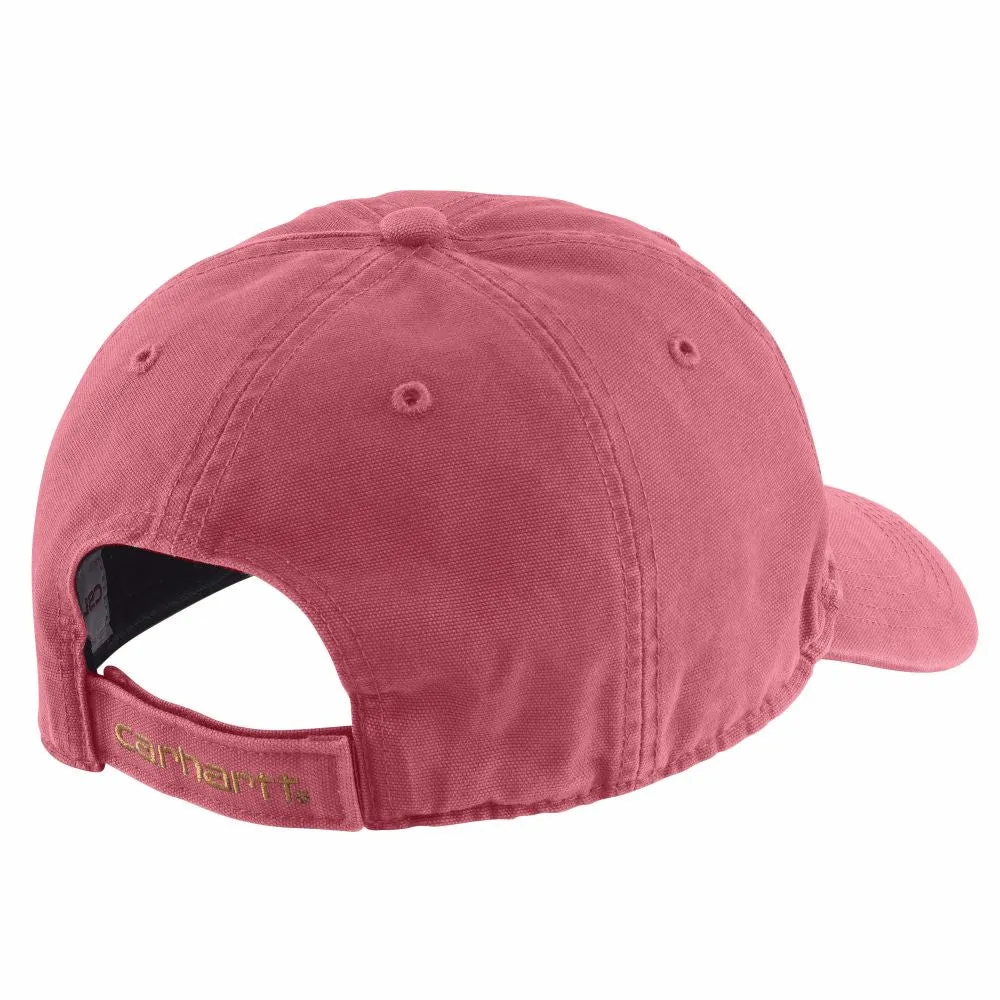 'Carhartt' Men's Adjustable Canvas Cap - Rosewood
