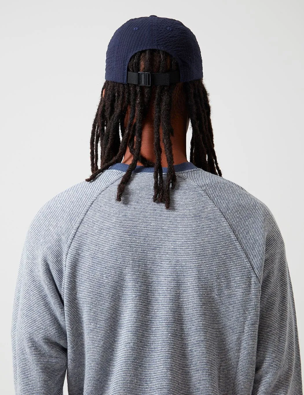 Carhartt-WIP Southfield Cap (Seersucker) - Dark Navy Blue