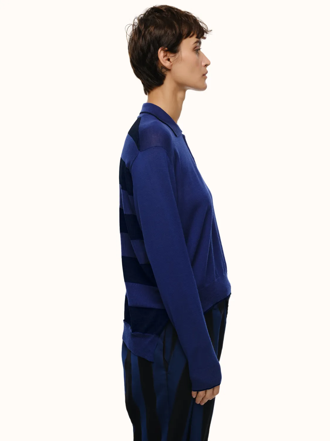 Cass Polo in Extra Fine Merino Wool