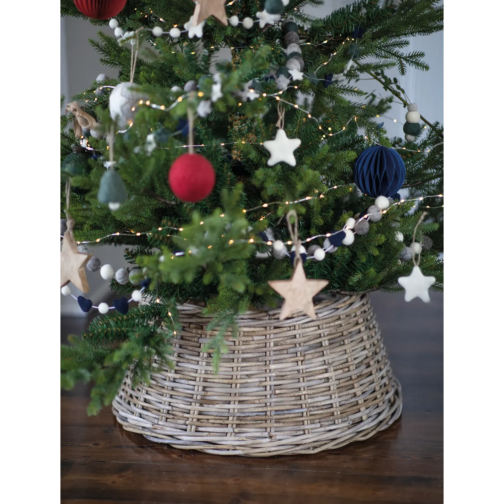 Christmas Tree Skirt Small Natural