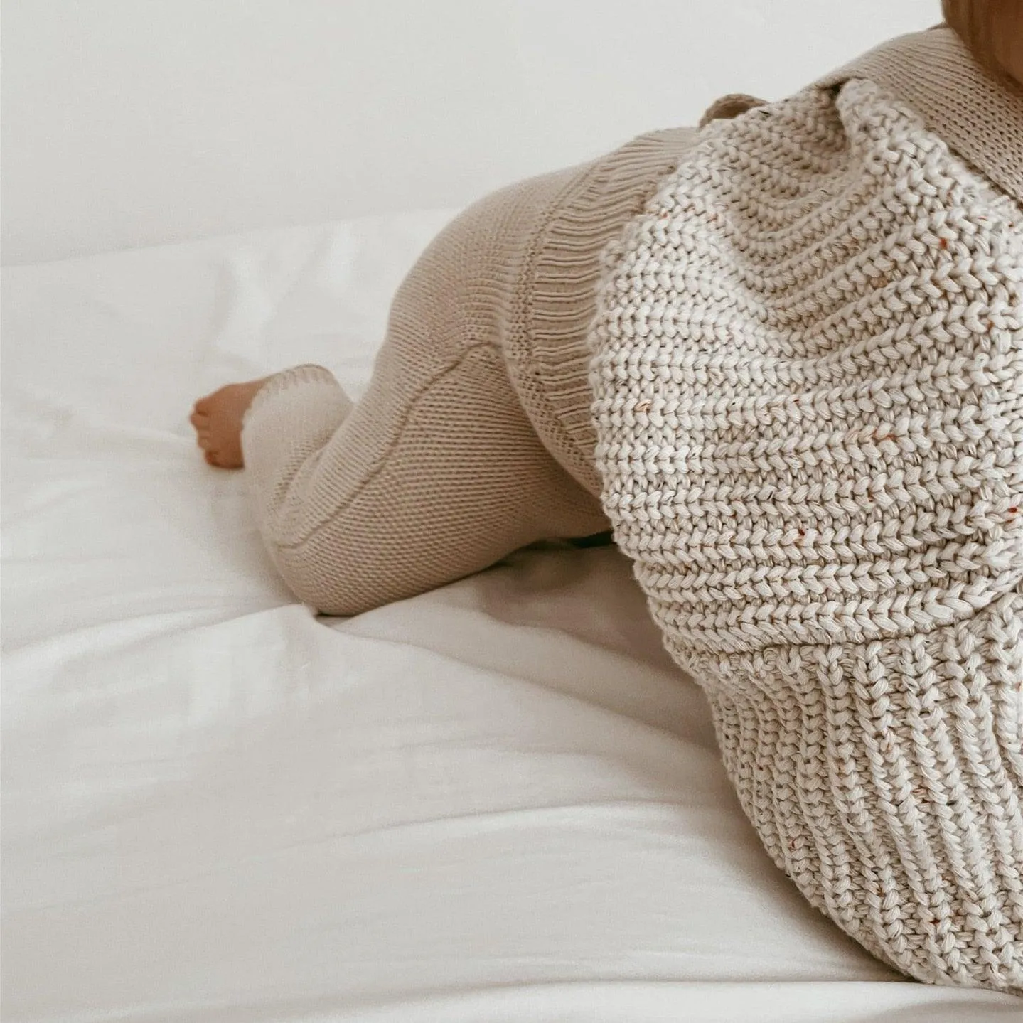 Colorful Speckled Knit Oversized Sweater