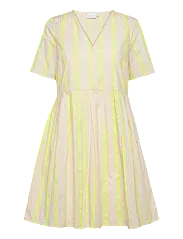 Coster Dress With Yellow Stripes
