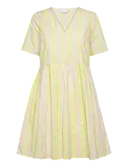Coster Dress With Yellow Stripes