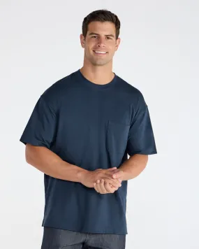 Cotton Short Sleeve Relaxed Pocket Tee