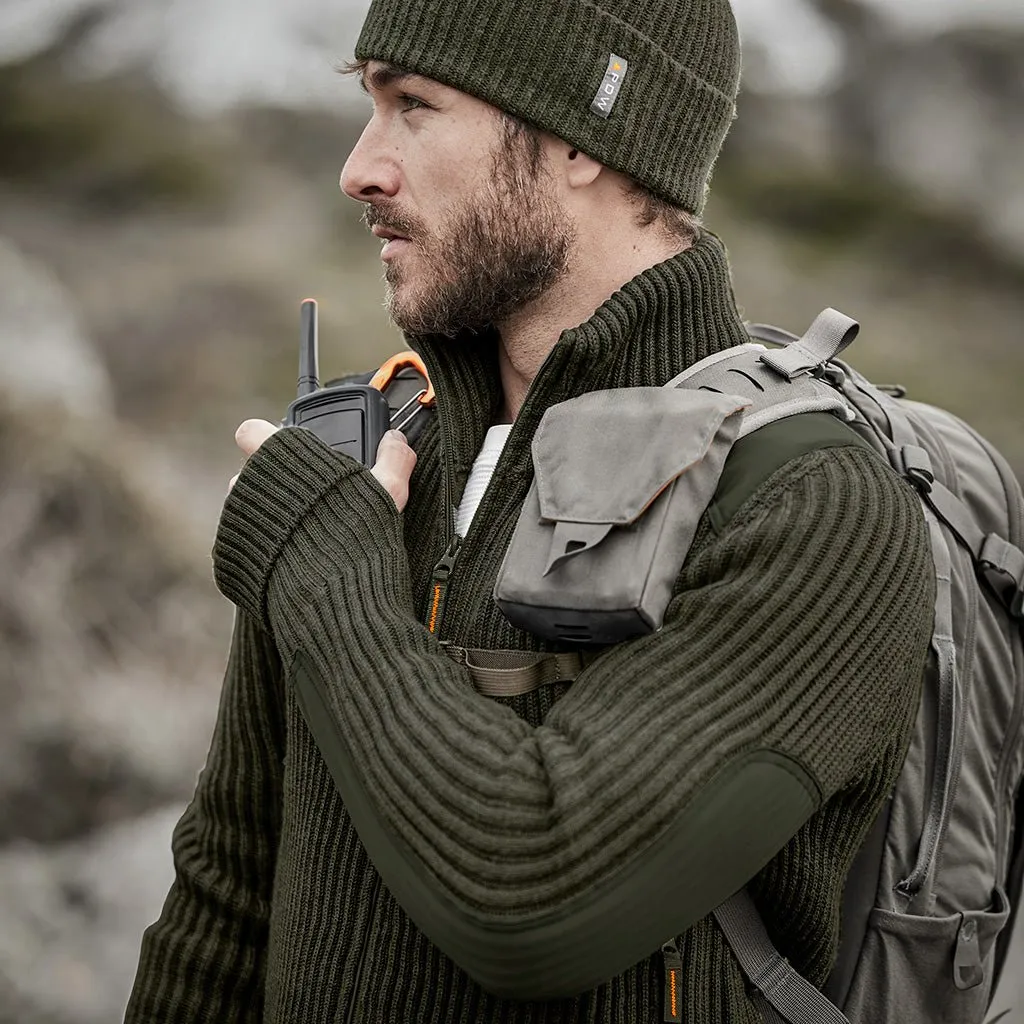 CWO Full Zip Sweater - OD Green
