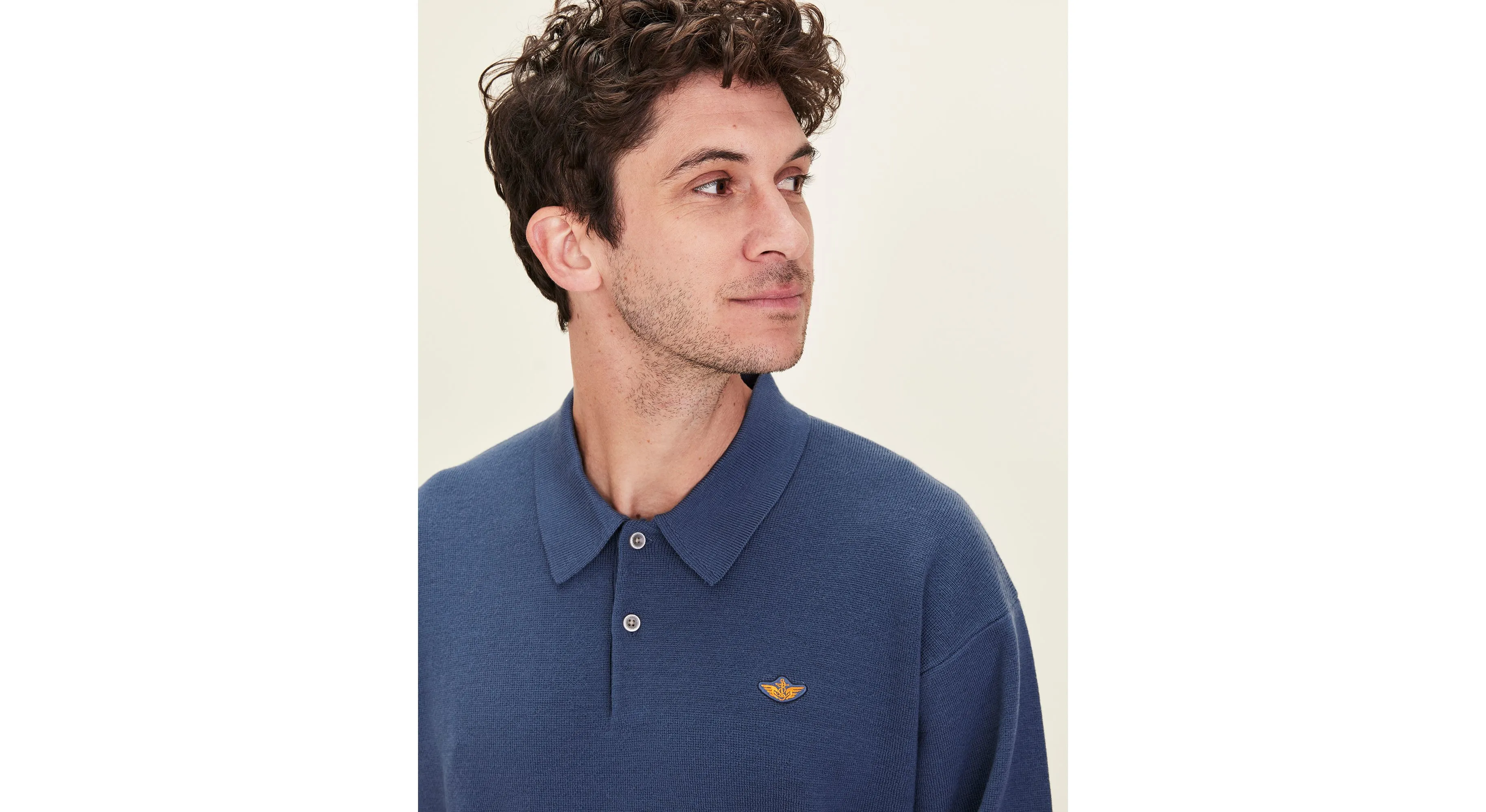Dandois x Dockers® Sweater Polo, Relaxed Fit