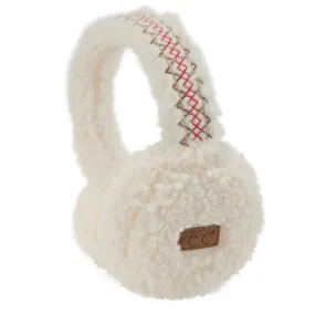 EMS4502 Sherpa With Embroidery Earmuffs