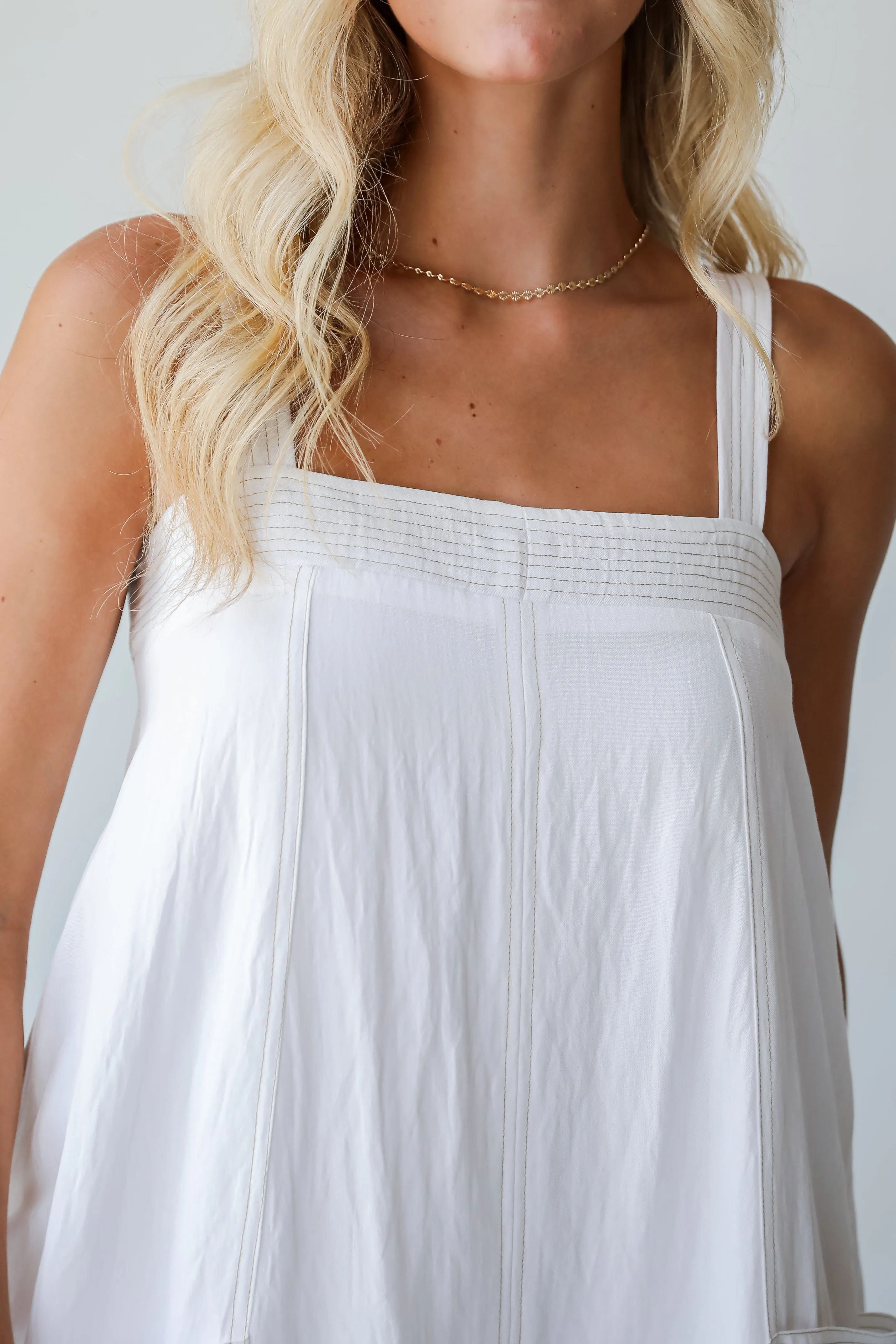 FINAL SALE - Deluxe Vision Off White Maxi Dress