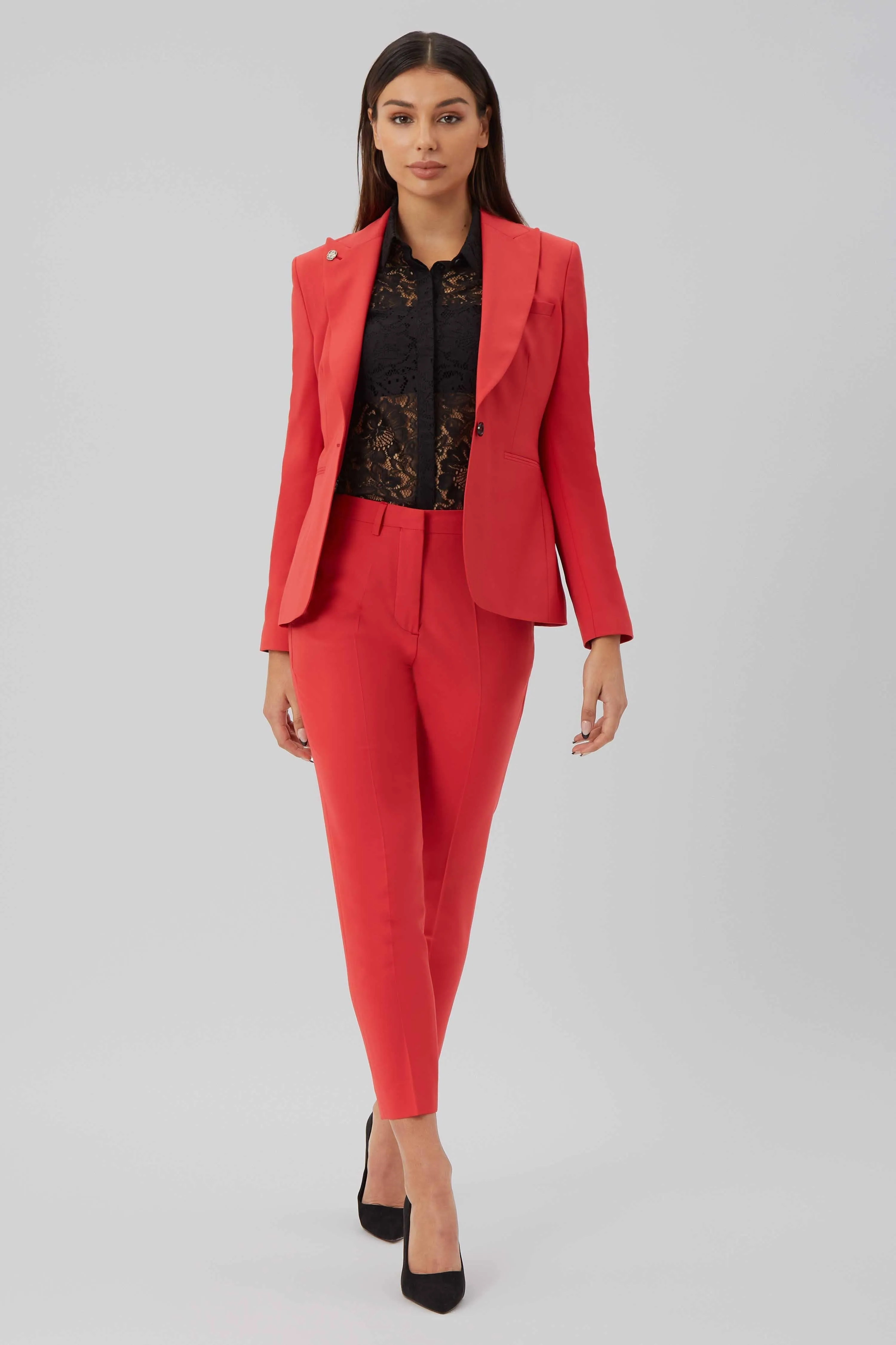 Gehry Skinny Fit Red Trousers - ARCHIVE