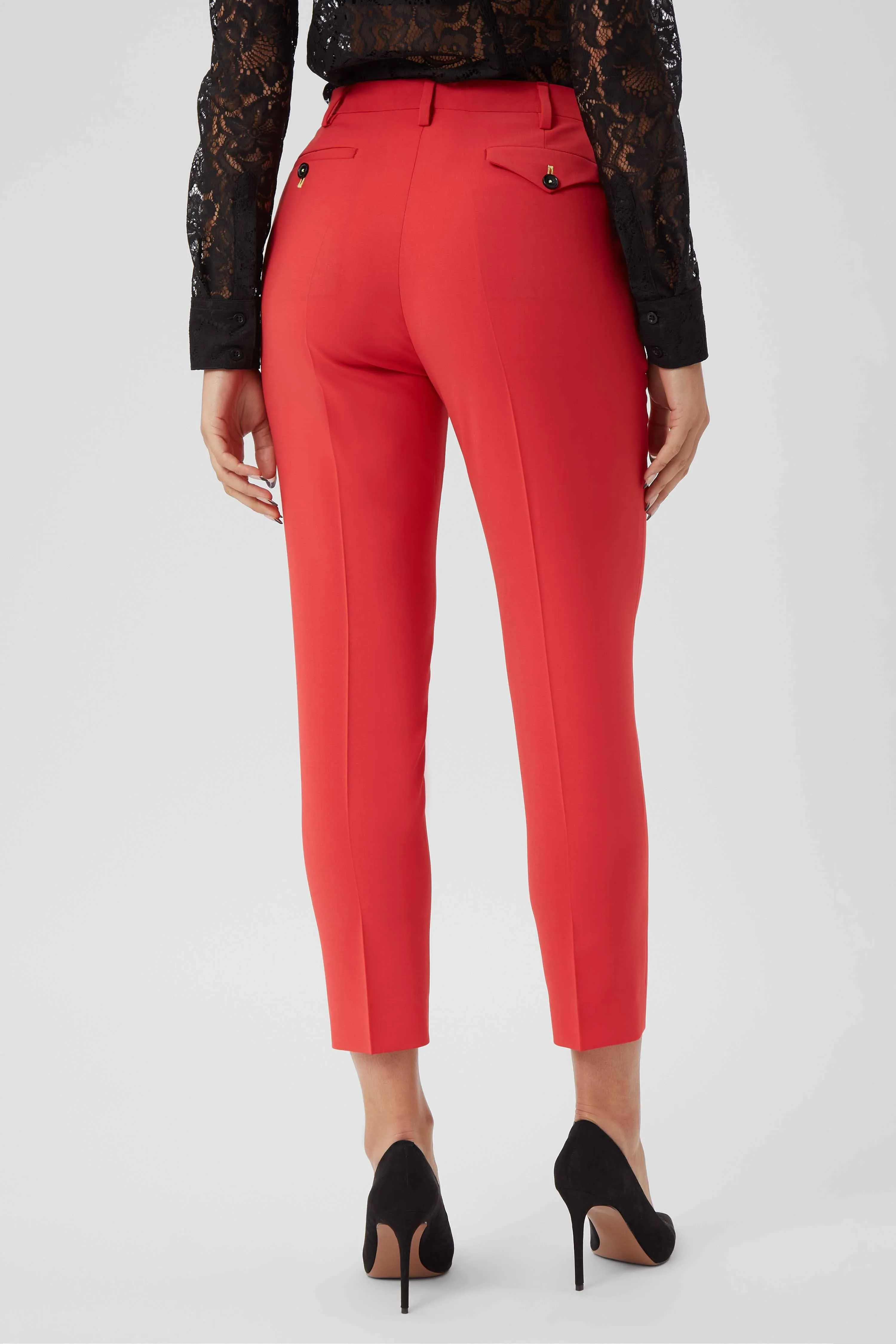 Gehry Skinny Fit Red Trousers - ARCHIVE