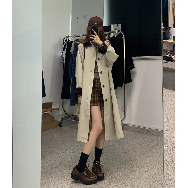 Girlary-shop y2k outfits Nantao Korean Style Sweet and Spicy Plaid Pleated Skirt Women's Autumn New Design Belt Skirt Retro A- line Skirt