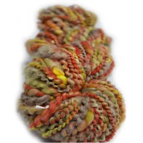 Hand Spun Art Yarn Autumn Tones 12304