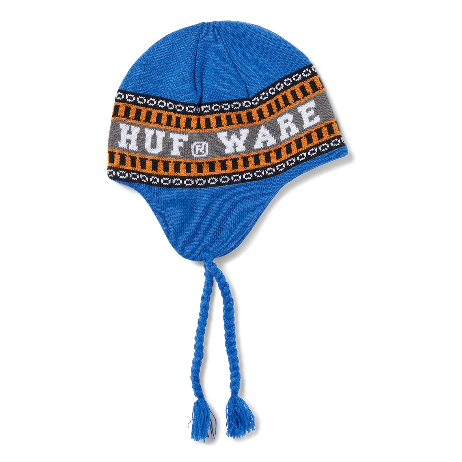 Huf x Bronze Flap Beanie Blue