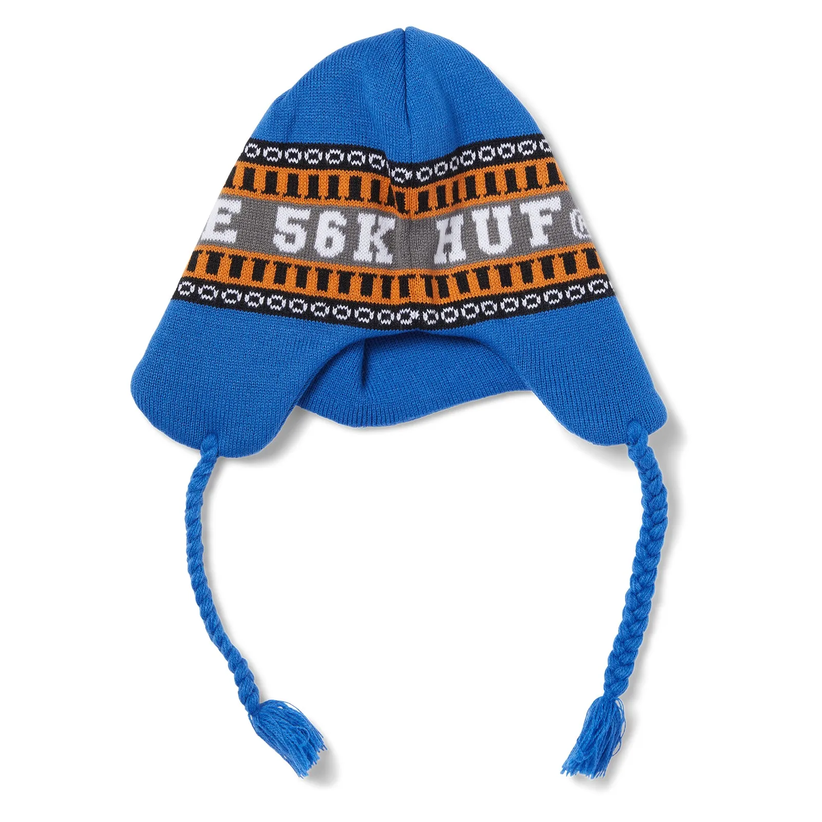 Huf x Bronze Flap Beanie Blue