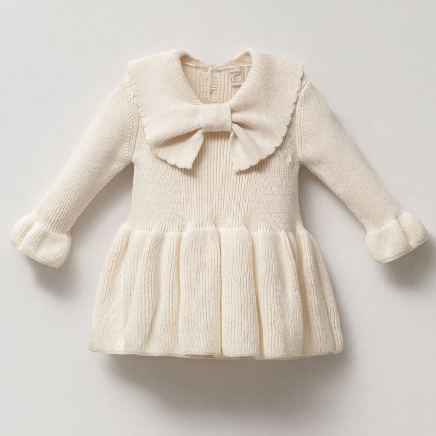Knitted bow dress