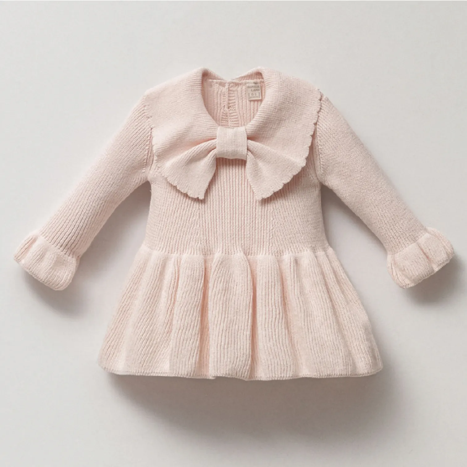 Knitted bow dress