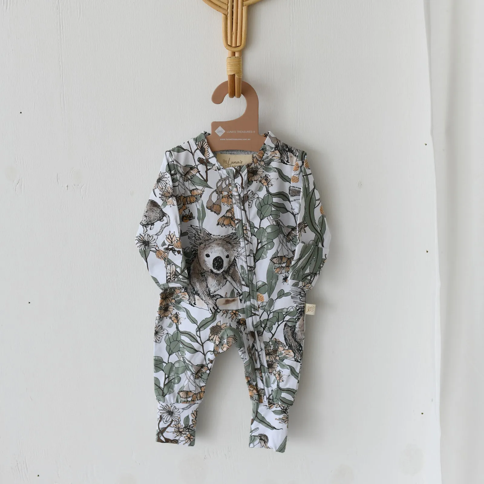 KOKO organic cotton zipsuit