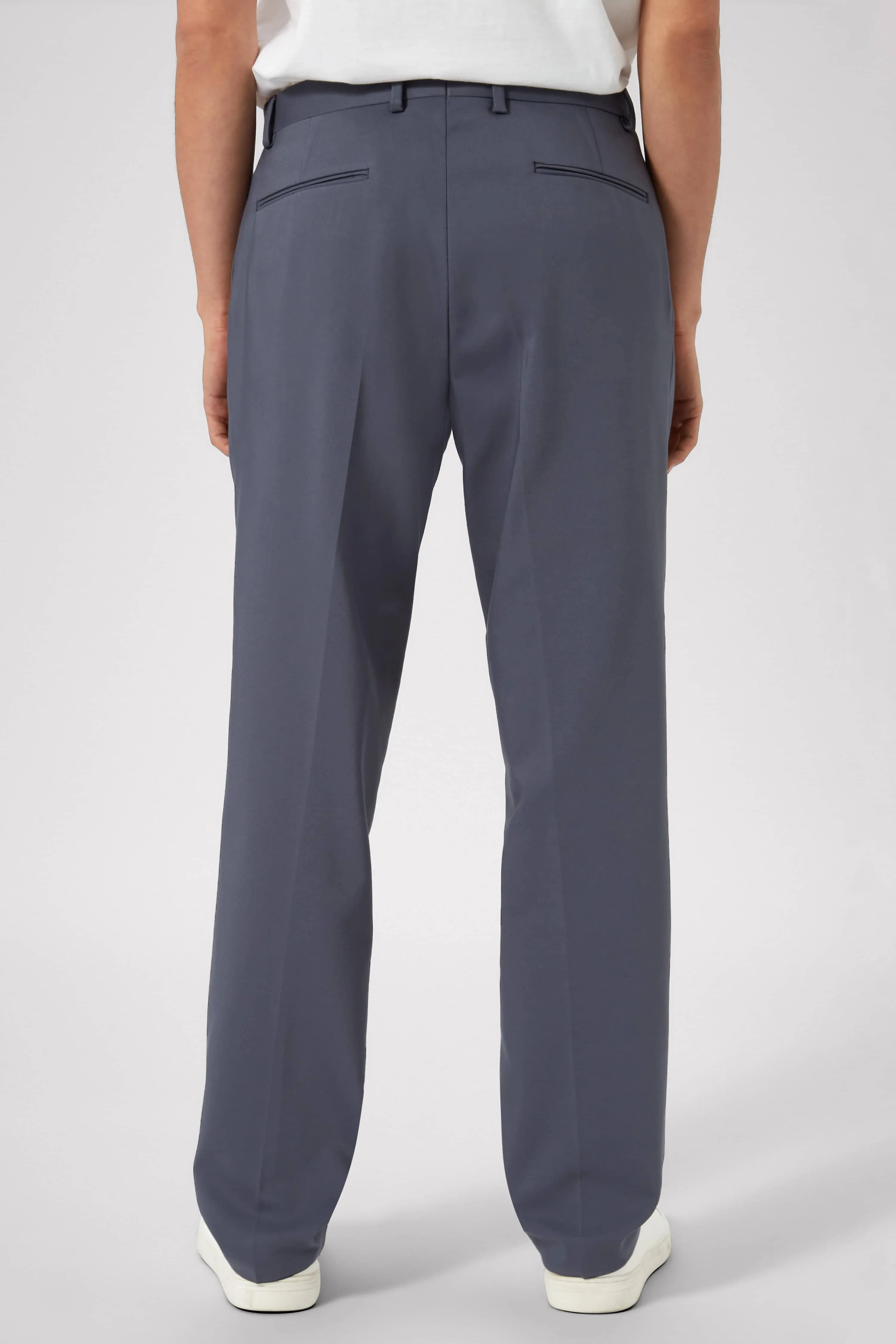 Lavoir Oversized Blue Cotton Trousers - ARCHIVE