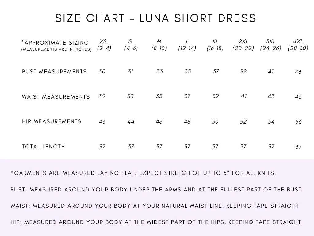 Luna Short Tee Dress