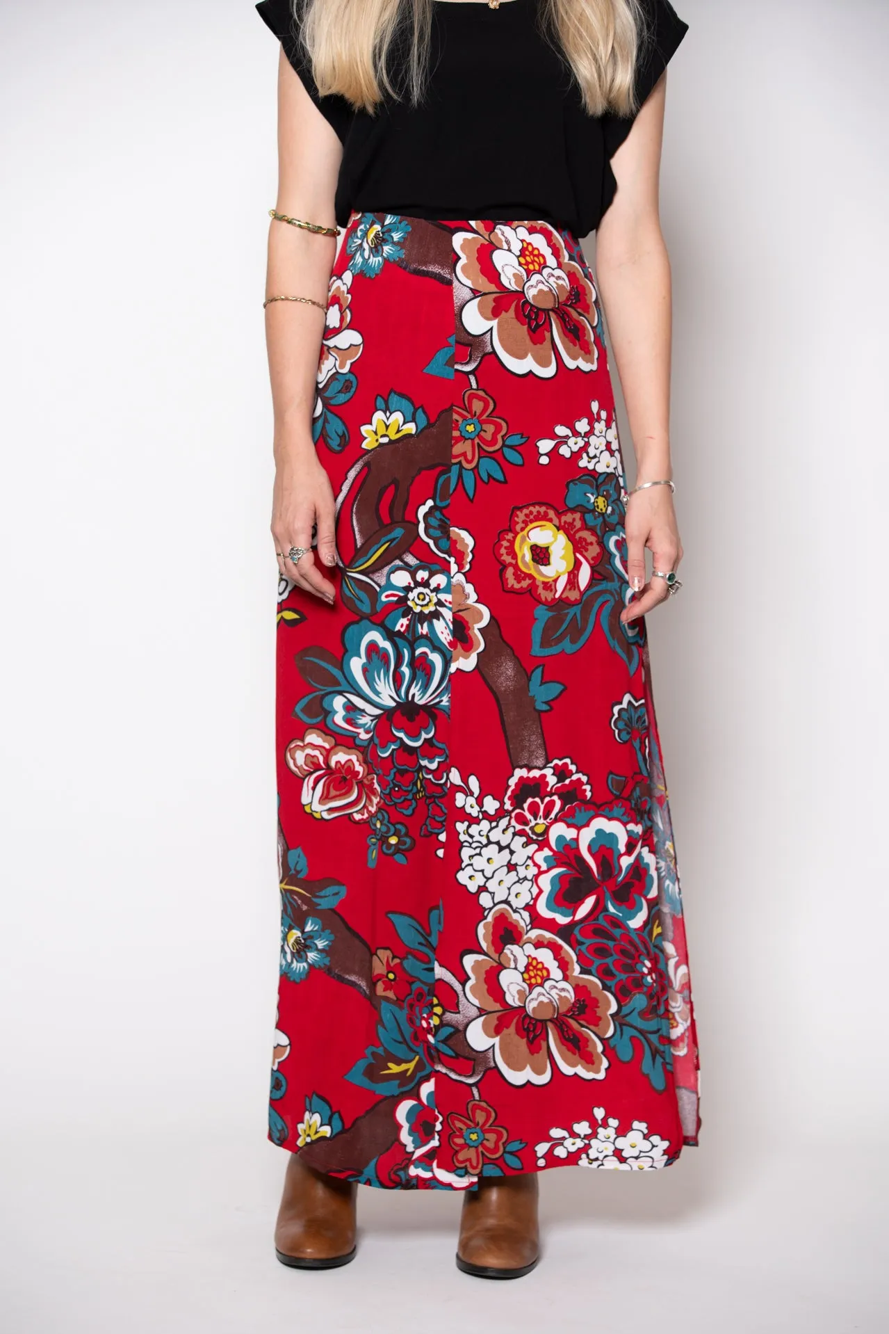 Marrakesh Skirt - Red print