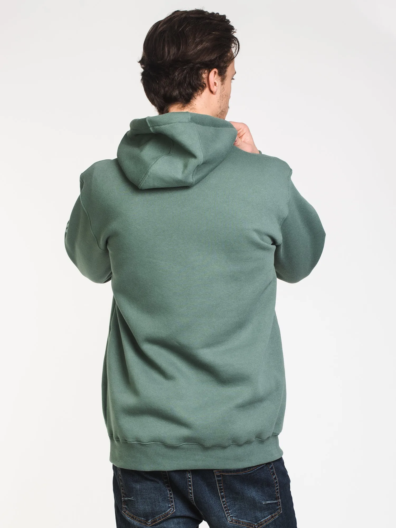 MENS CARHARTT SLV PULLOVER HOODIE - GREEN - CLEARANCE