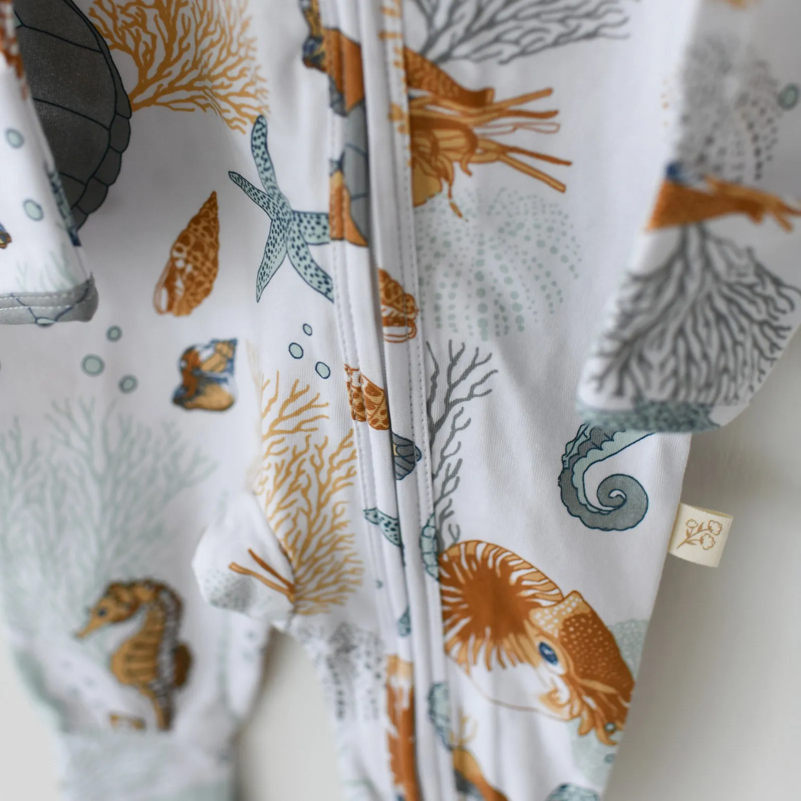 NAUTILUS organic cotton zipsuit