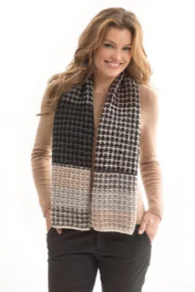 Neck's Best Thing Level 2 Knit Neutral Slip Stitch Scarf (Knit) - Version 2