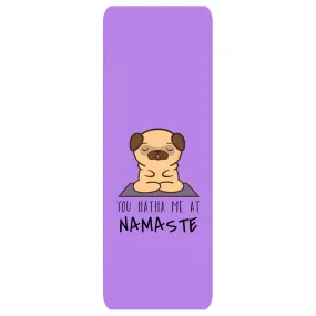 Purple Dog Namaste Mat | Yogatation original v2 yoga mat