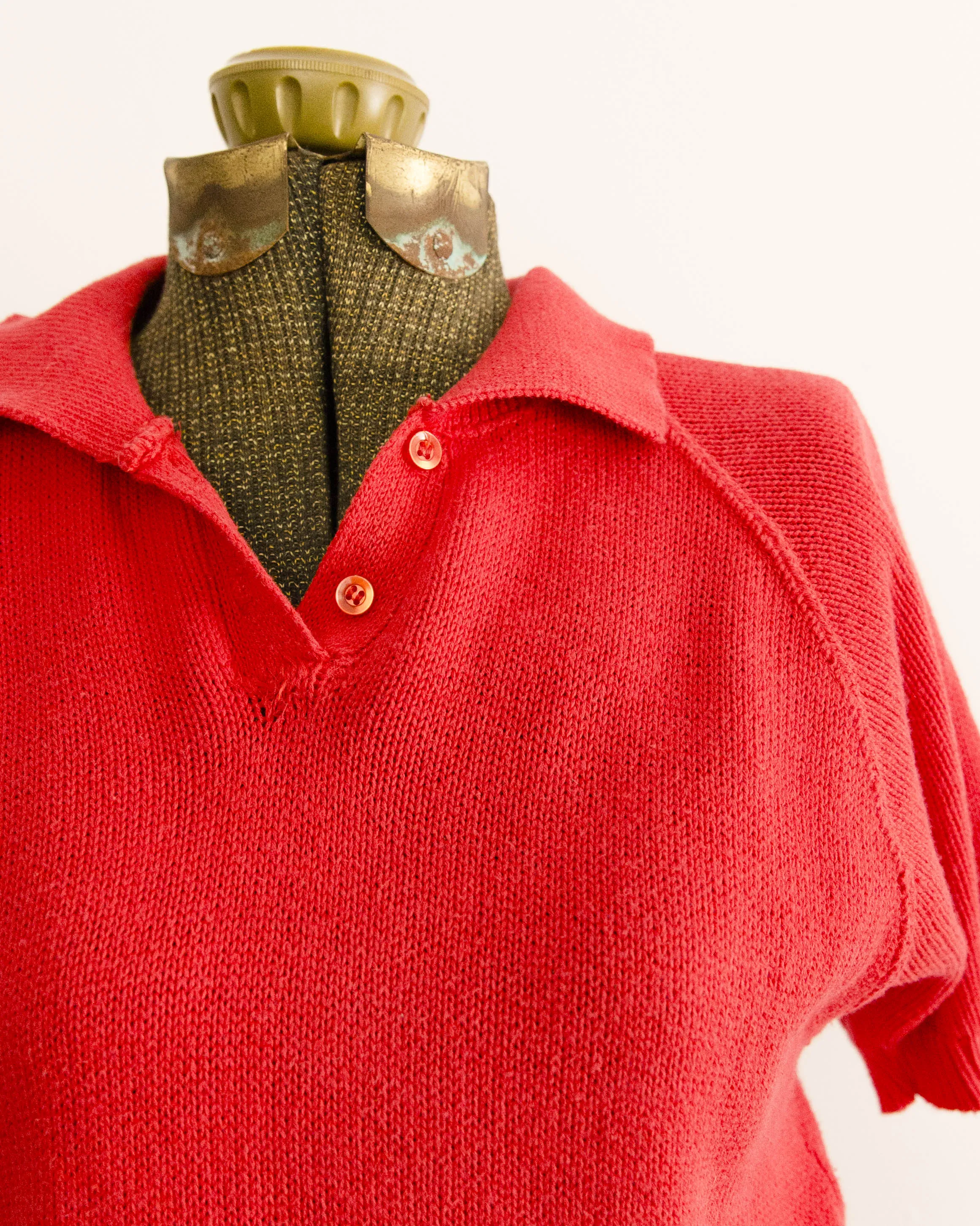 Red Polo Sweater
