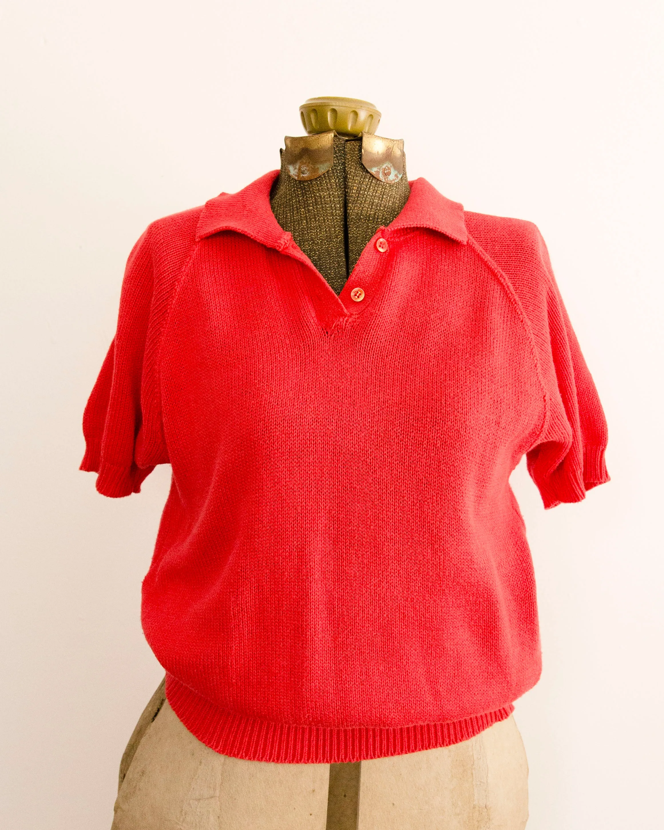 Red Polo Sweater